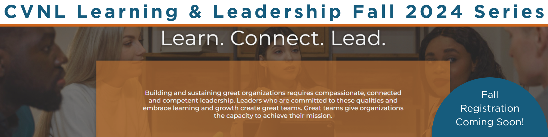 CVNL Learning & Leadership Fall 2024 Series